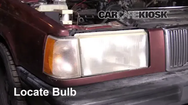 1992 Volvo 740 2.3L 4 Cyl. Wagon Luces Luz de marcha diurna (reemplazar foco)